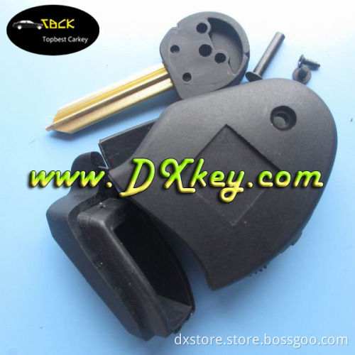 Big discount car flip key shell for Citroen key Citroen sx9 key blade key blank 2 Button